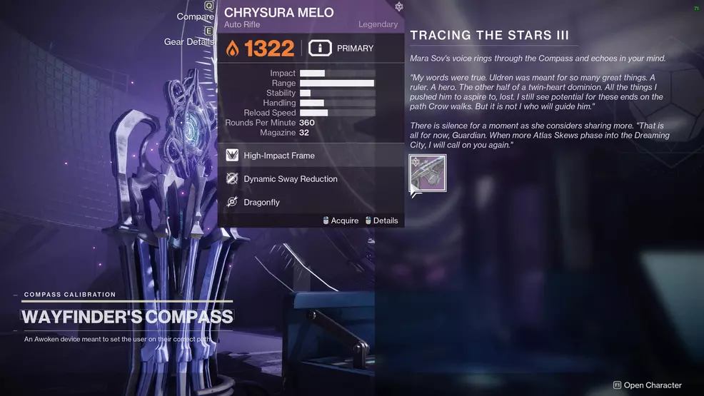 destiny 2 tracing the stars part 3 rewards