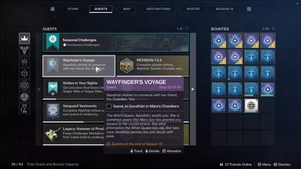 destiny 2 wayfinder's voyage part 3 savathun