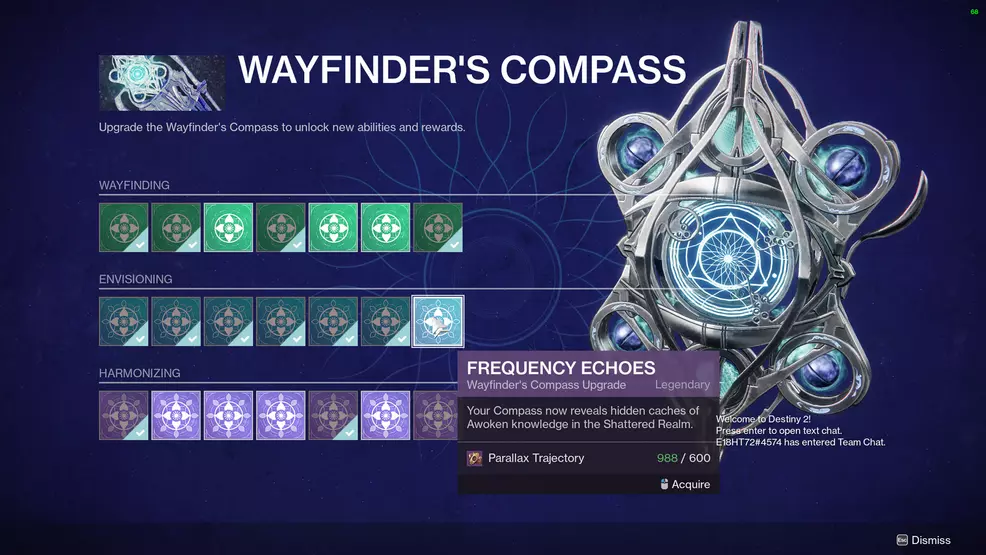 destiny 2 wayfinders voyage part 5 frequency echoes