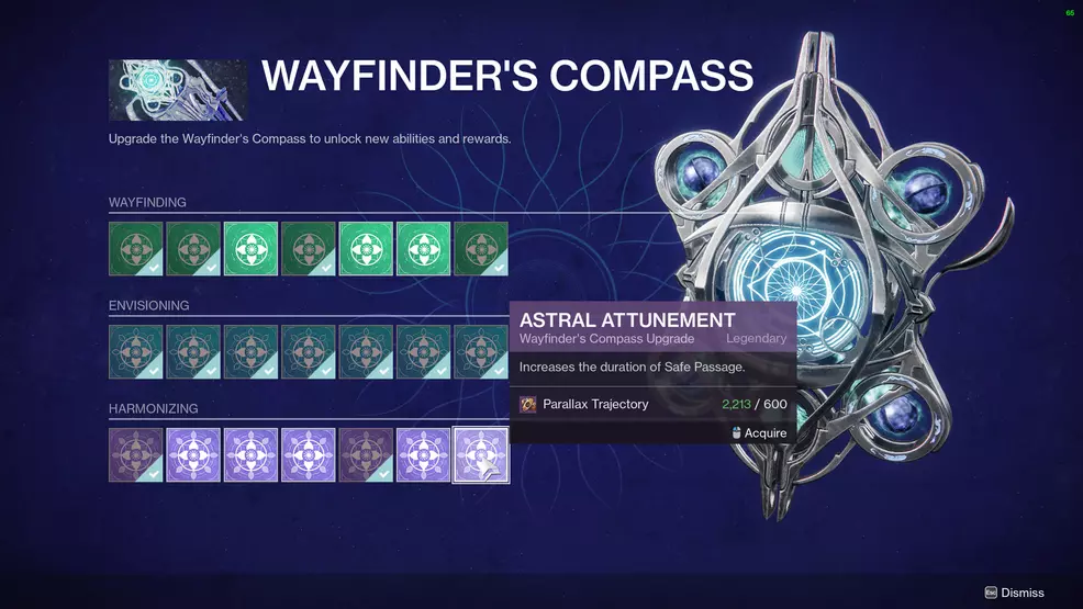 destiny 2 wayfinders voyage safe passage astral attunement