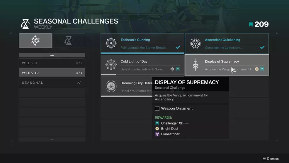 Destiny 2 Display of Supremacy