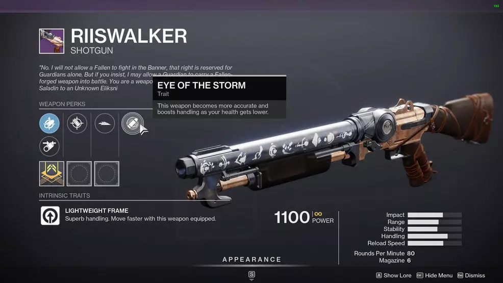 destiny 2 riiswalker god roll