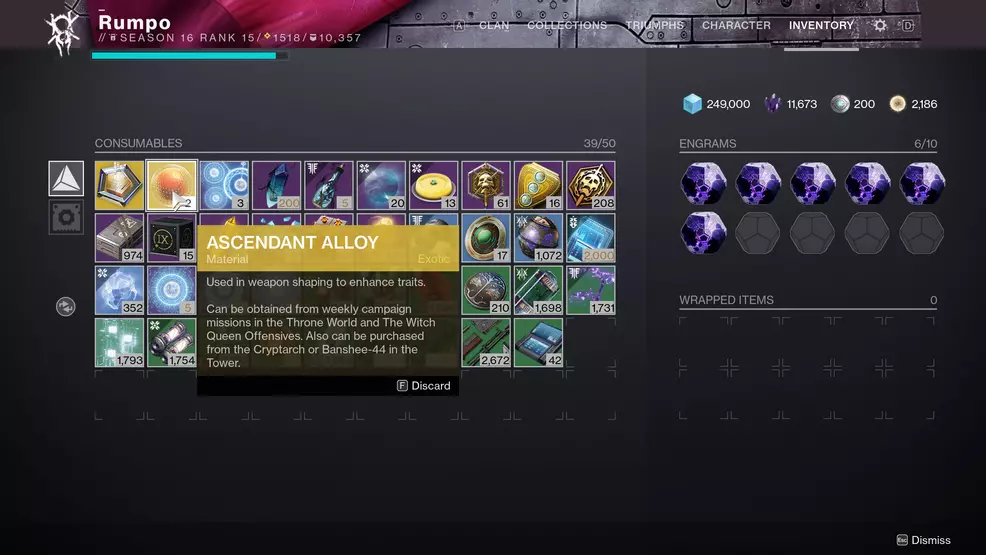 Ascendant Alloy Destiny 2