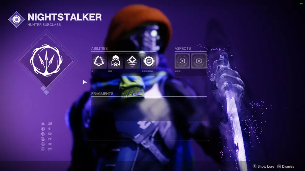 destiny 2 hunter nightstalker void 3.0