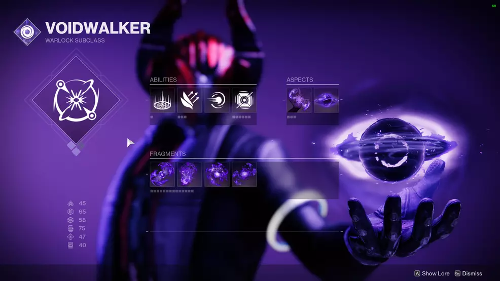 destiny 2 class warlock voidwalker void 3.0