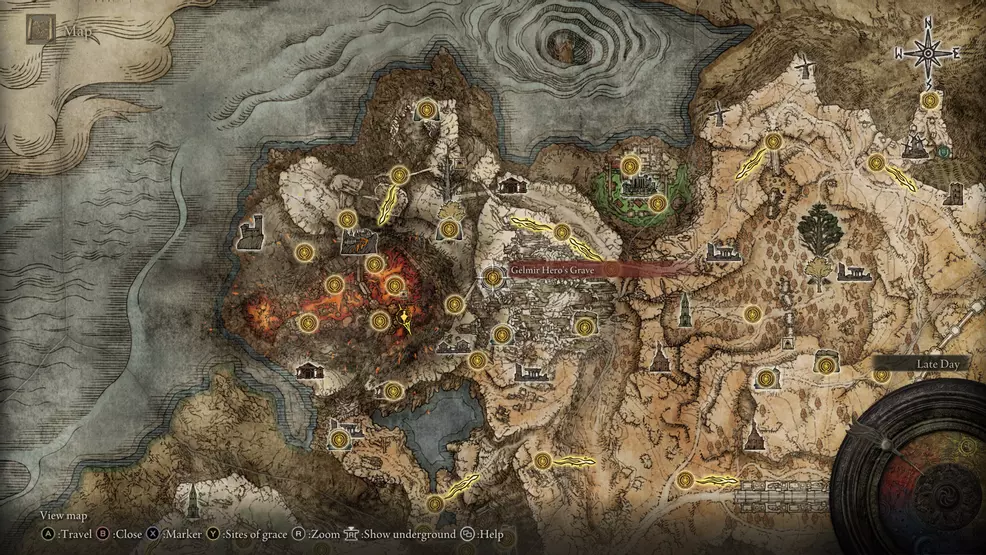 elden ring gelmire heros grave ringed finger