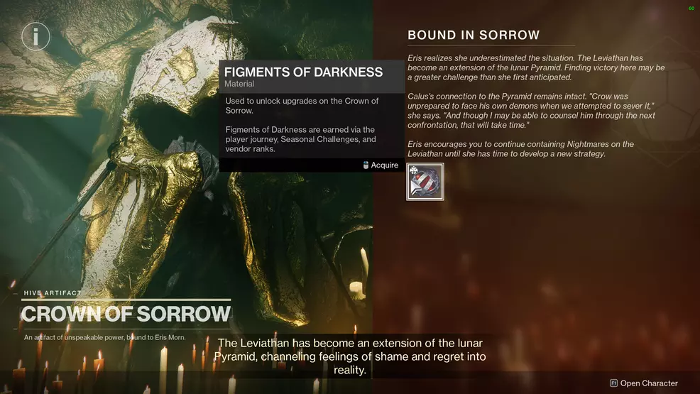 destiny 2 bound in sorrow step 5 eris