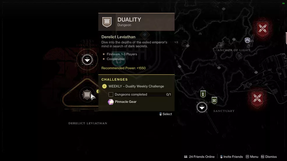 destiny 2 start duality dungeon