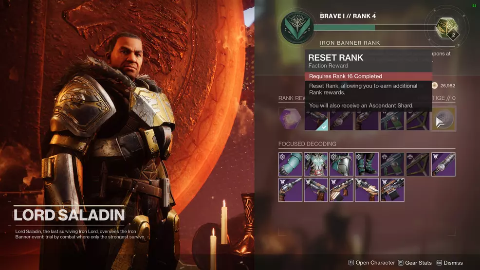 destiny 2 reset iron banner rank