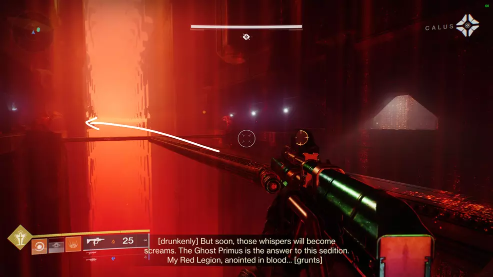 Image shows side angle of how to reach the Repressed Memory #3 in Duality in Destiny 2