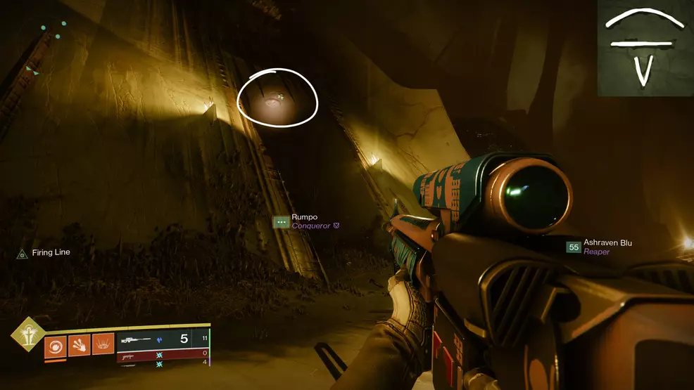 image shows the eighth symbol for the Oryx chest in King's Fall