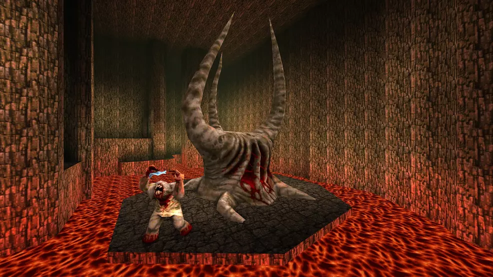 Image of Quake Remastered with Shub-Niggurath.