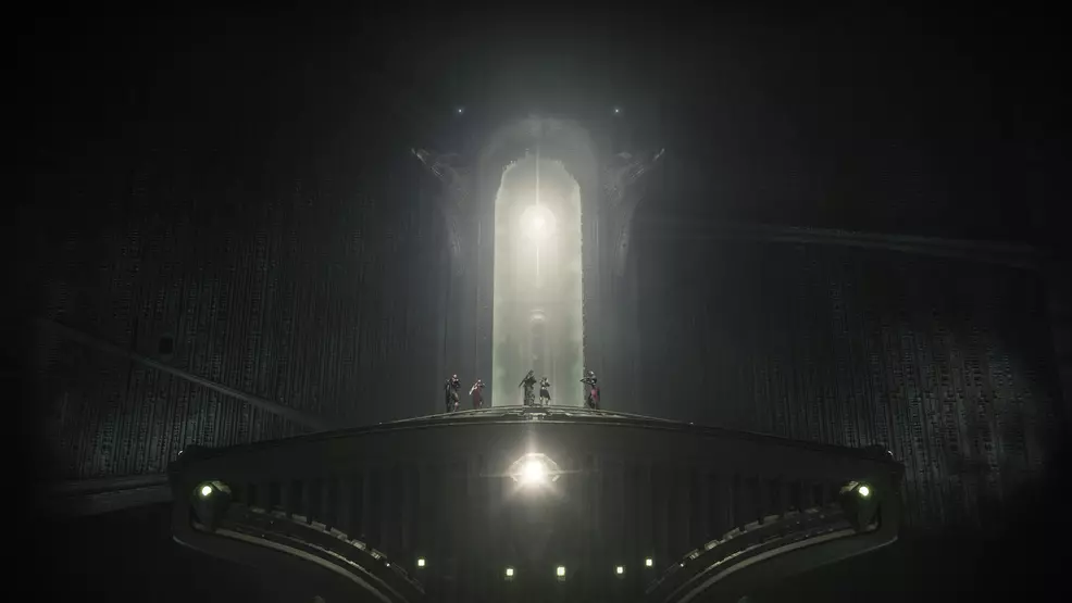 Image shows Guardians on a Hive ship in King's Fall