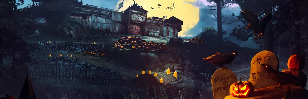 Key art for the Back 4 Blood Halloween in Fort Hope event