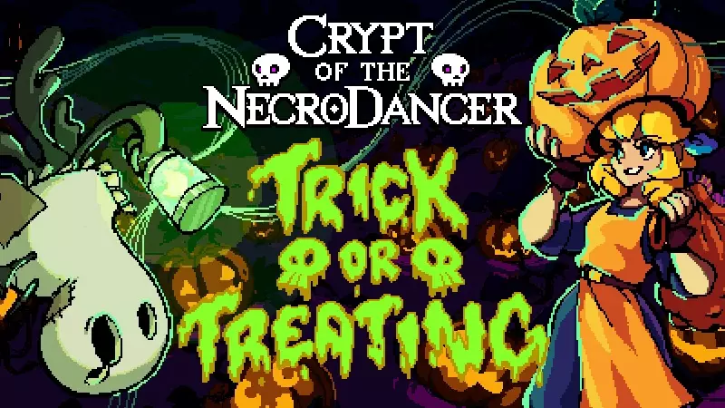 Crypt of the NecroDancer Halloween banner