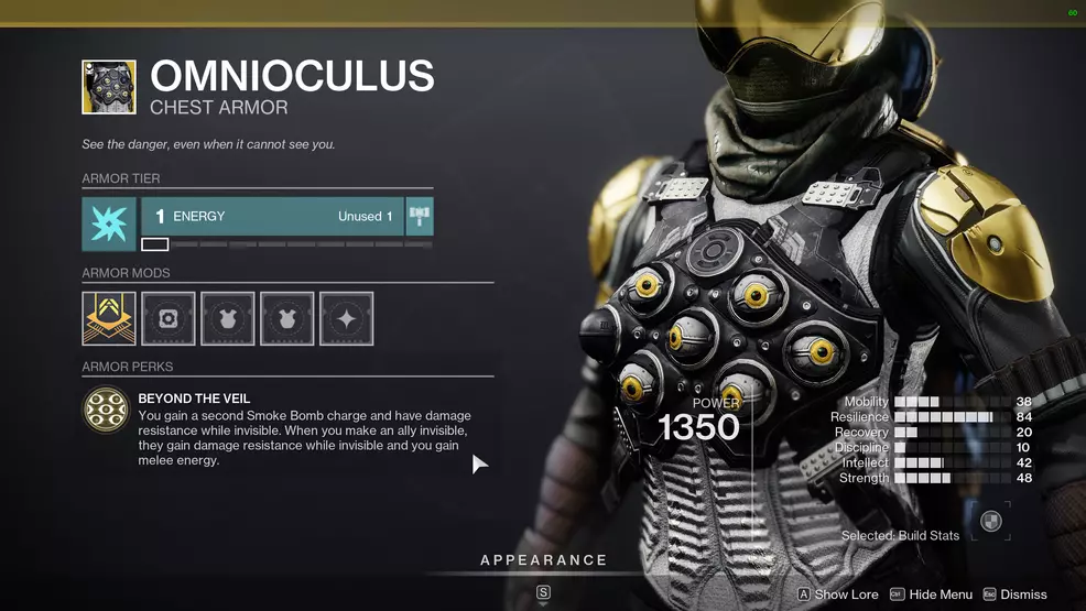 Omnioculus Exotic chest - Destiny 2 | Shacknews