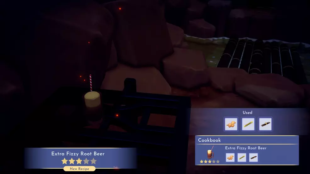 Crafting Extra Fizzy Root Beer in Disney Dreamlight Valley