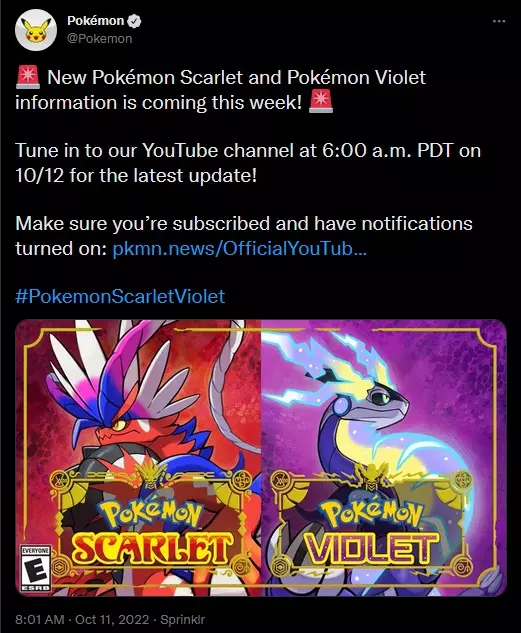 New Pokémon, picnics, and more revealed for the Pokémon Scarlet and Pokémon  Violet video games - News - Nintendo Official Site