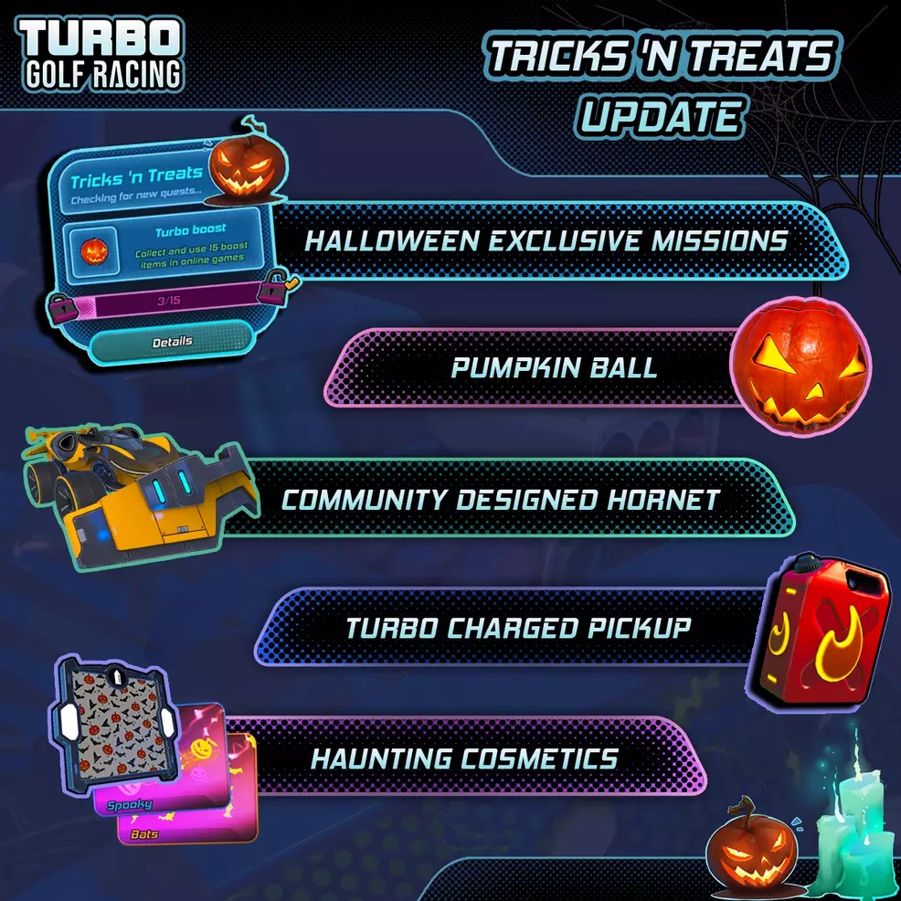 Turbo Golf Racing Halloween event details