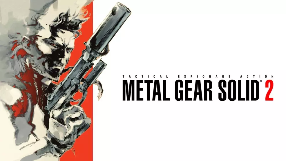 Official key art for Medal Gear Solid 2.
