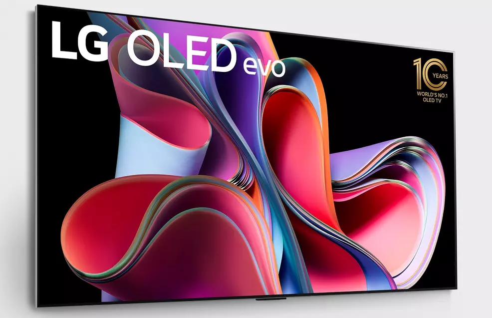 LG's OLED evo TV series.