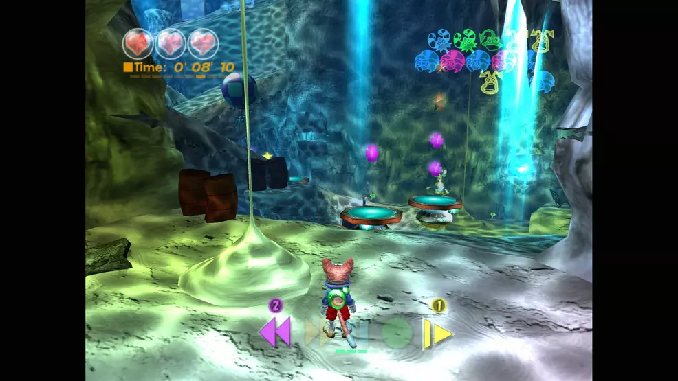 An underwater sequence in Blinx: The Time Sweeper