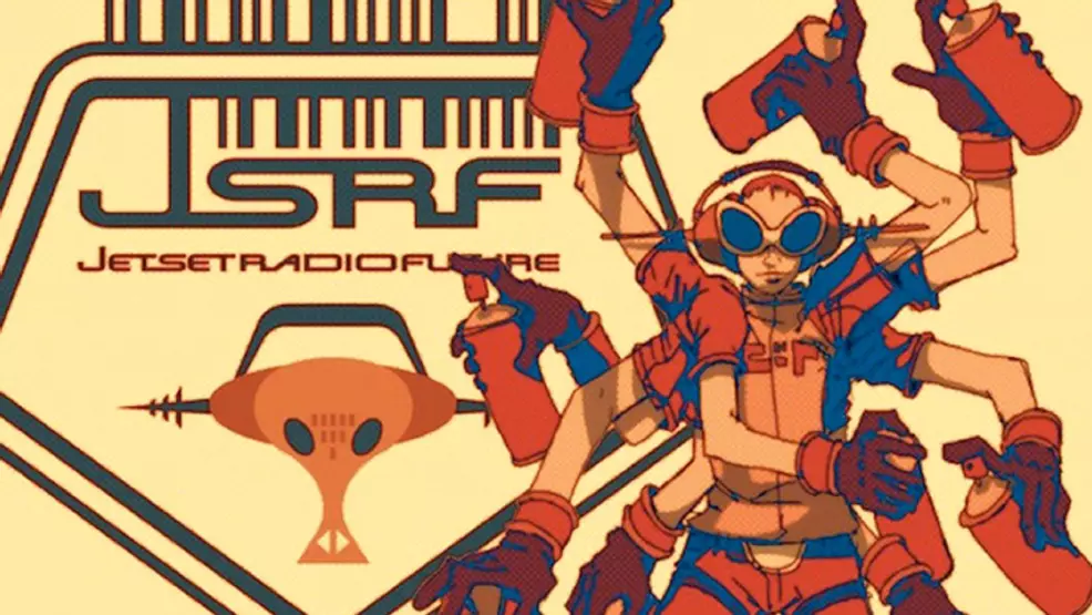 Jet Set Radio Future icon with a multi-armed Beat