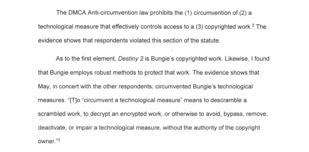 An excerpt from Washington federal Judge Ronald Cox.