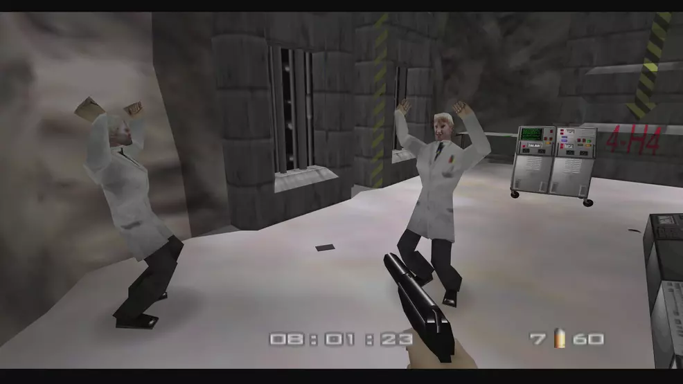 Scientists surrendering in Silo