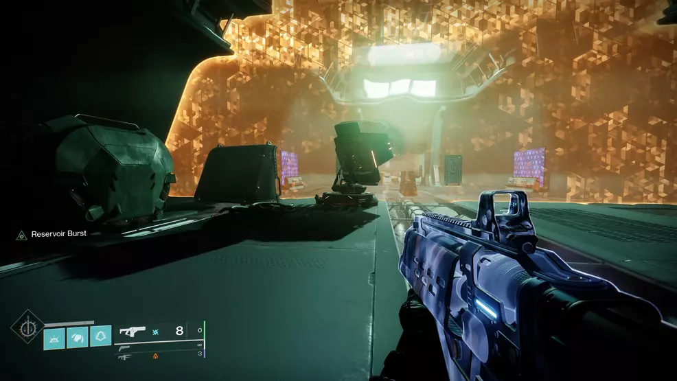 An image showing a barrier blocking the player's path in the Under Siege mission