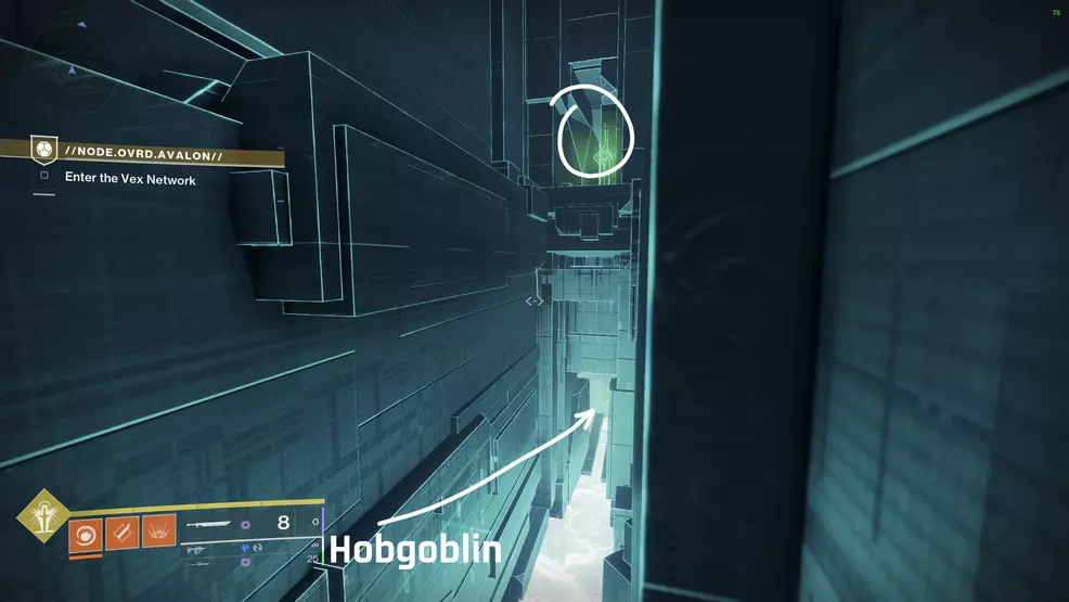 An arrow points to the hobgoblin and the node is circled
