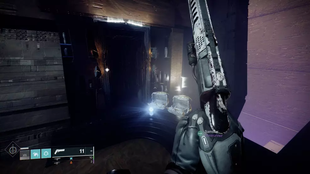 Showing the path Guardians must take in Destiny 2: Lightfall's Downfall mission