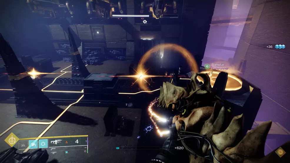 The battle area where Guardians must sabotage Shadow Legion vehicles in Downfall
