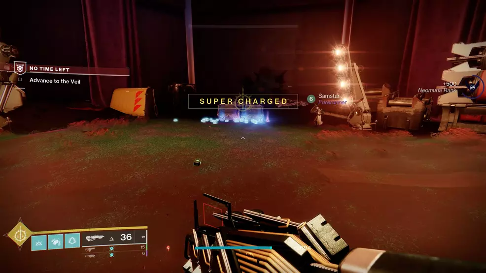 A whole bunch of loot on the ground during a mission checkpoint from No Time Left