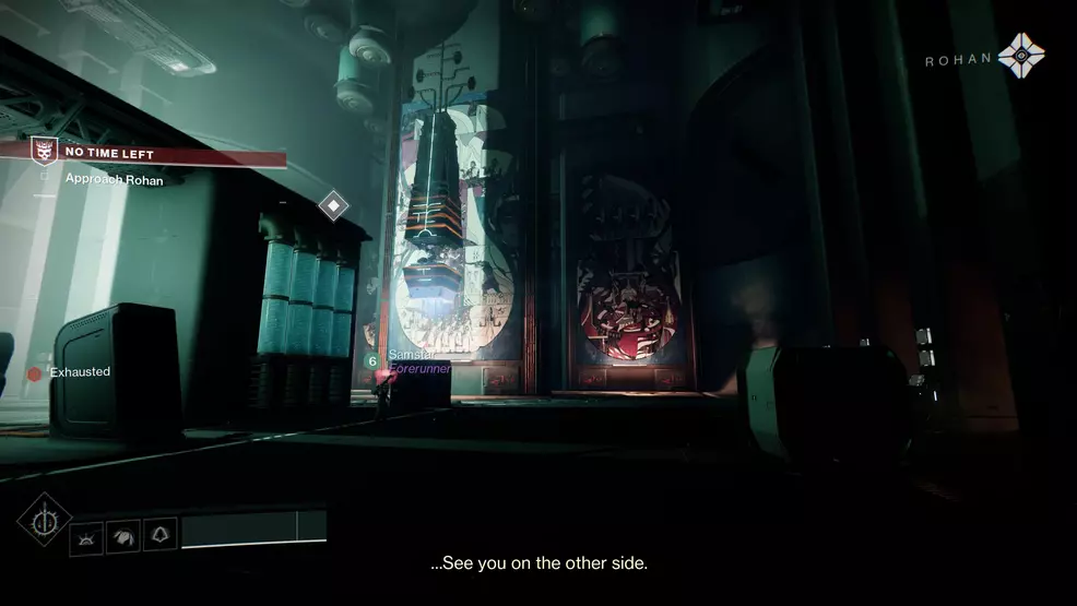 The end of the No Time Left mission from Destiny 2: Lightfall