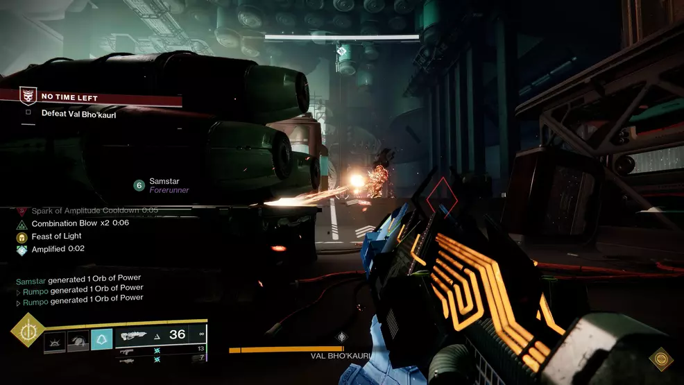 A Cabal boss named Val Bho'kaurl from the No Time Left mission in Lightfall