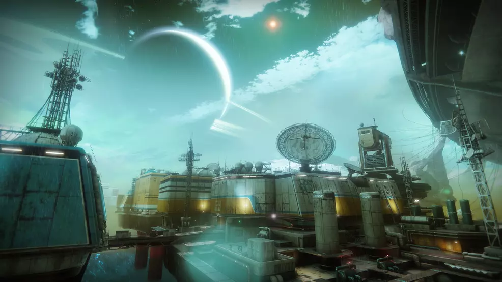 The Arcology from the moon Titan