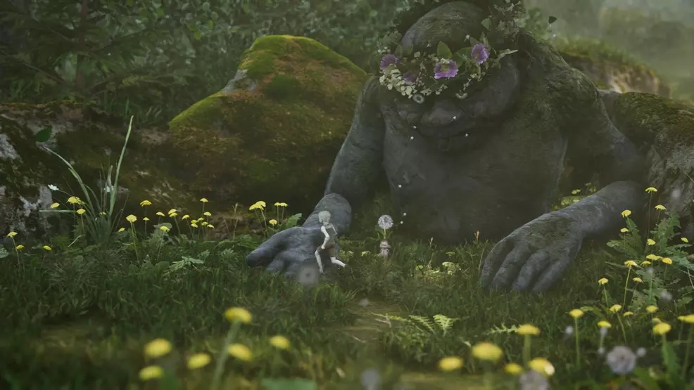 A screenshot of Lemus giving Olle a helping hand.