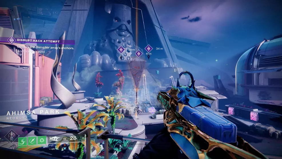 An image showing how to begin the Terminal Overload activity in Destiny 2