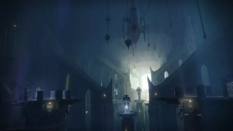 A press image showing the Ghosts of the Deep dungeon in Destiny 2