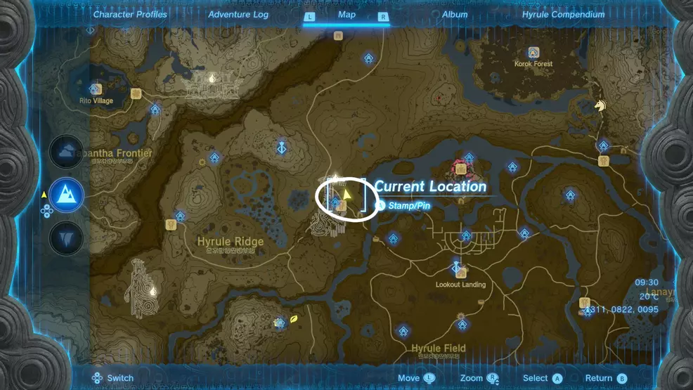 A map showing the location of Impa A map showing the location of Impa