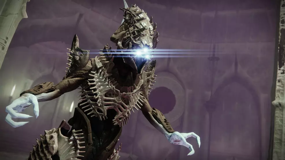 An image showing the final boss, Simmumah ur-Nokru, in Ghosts of the Deep in Destiny 2