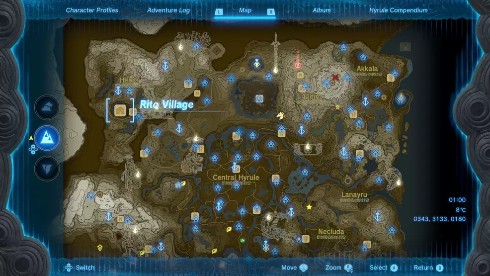 El Rito Map Regional Phenomena Quest - Zelda: Tears of the Kingdom | Shacknews