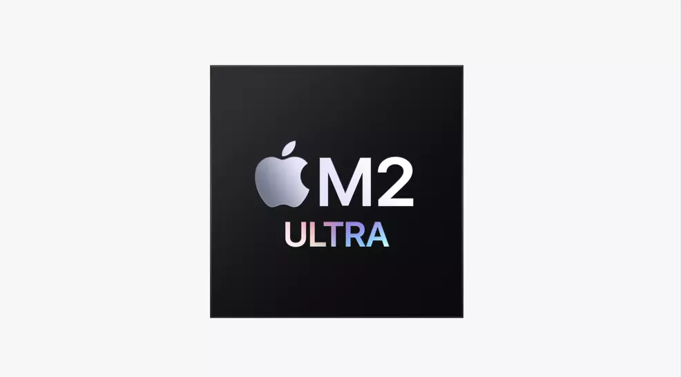 The M2 Ultra chip.