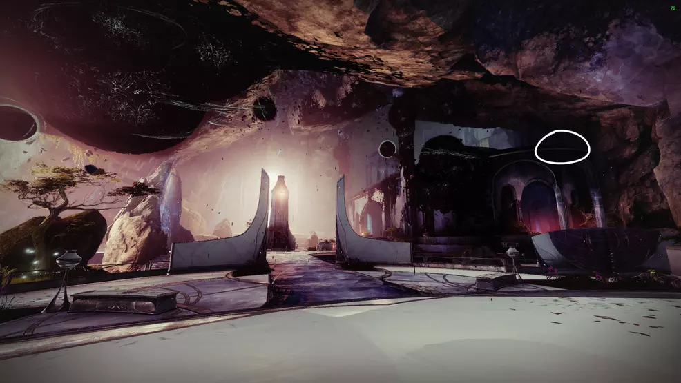 The underground temple in Harbinger's Seclude