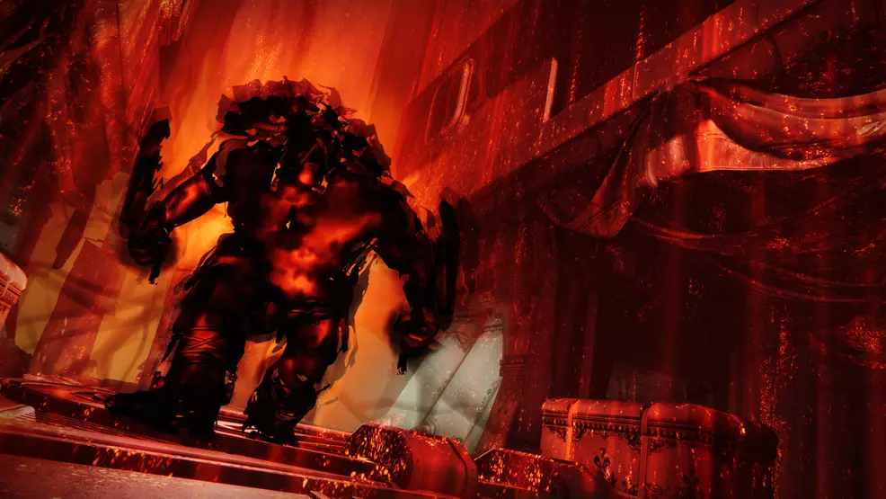 Gahlran wielding his blades in the Duality dungeon fight