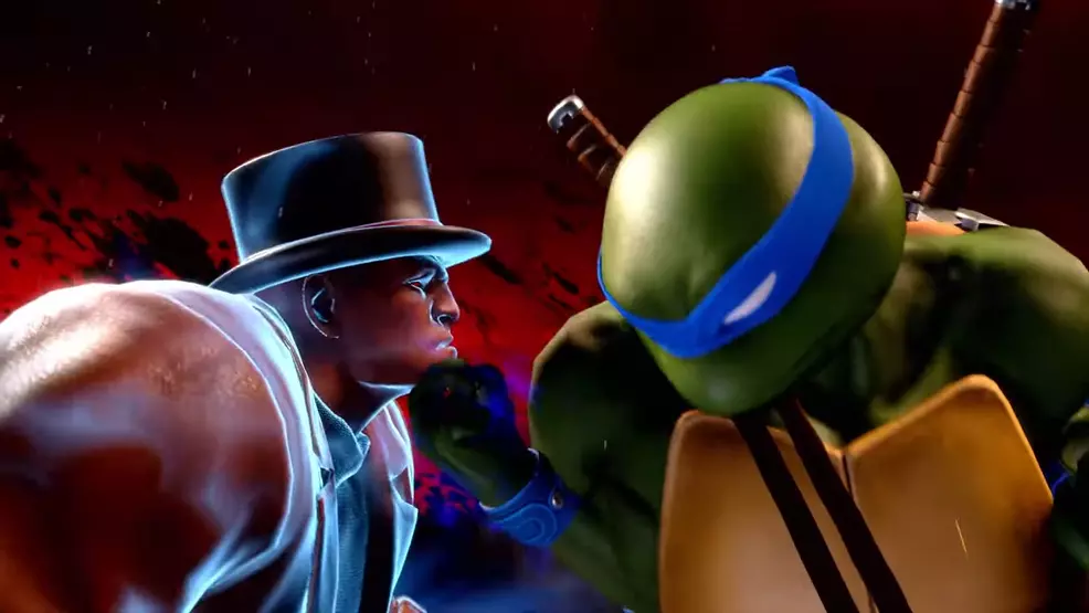 TMNT avatars in the Street Fighter 6 Battle Hub