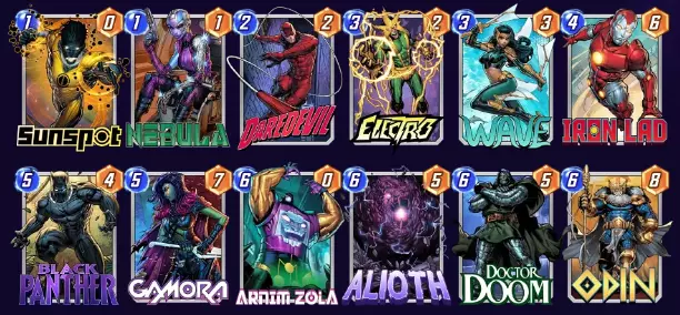 Những đối thủ và bộ bài khắc chế Alioth