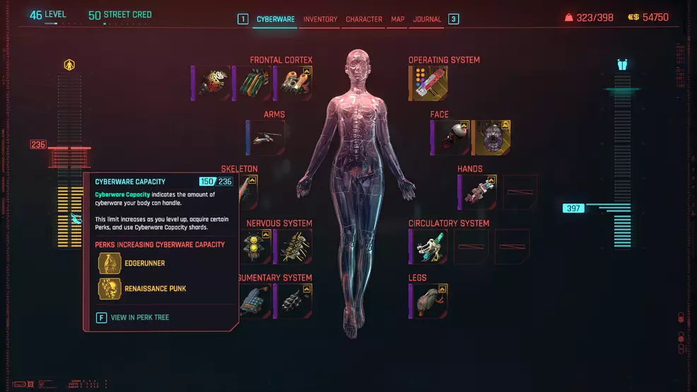 How to increase cyberware capacity - Cyberpunk 2077 | Shacknews
