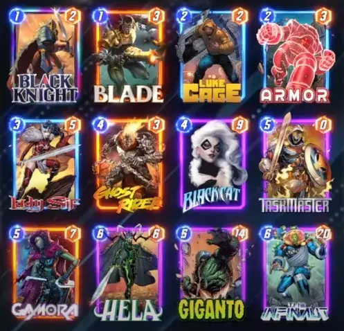 4. Đánh giá các thẻ bài bổ trợ cho Black Knight